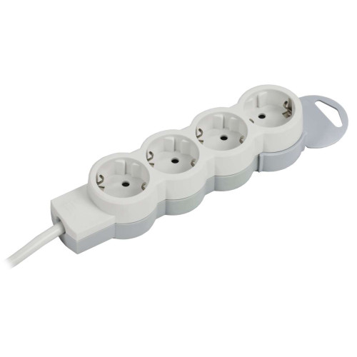 STANDARD Удлинитель У04 4 места 2P+PE 1,5м 3х1,5мм2 16А белый IEK