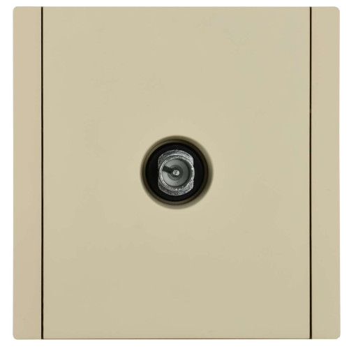 FORTE&PIANO Розетка TV проходная FP429 ваниль IEK