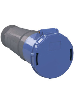 Розетка переносная ССИ-233 2P+PE 63А 200-250В IP54 IEK