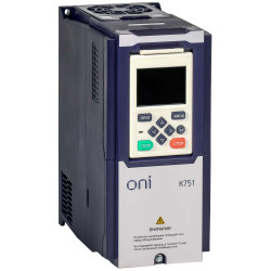 Преобразователь частоты K751 380В 3Ф 0,75кВт 2,5А со встроенным тормозом ONI