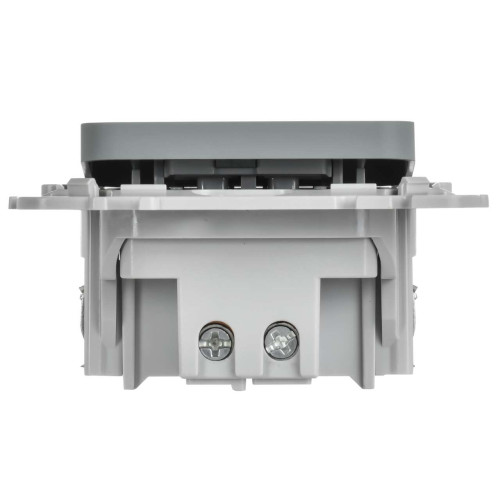 FLITE Выключатель 1-клавишный перекрестный 10А ВС71-1-0-ФлС серый IEK