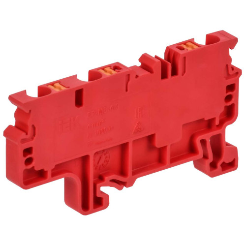 ARMAFIX Клемма пружинная Push In CP-MC 3 вывода 4мм2 красная IEK