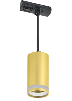 Светильник 4117 декоративный трековый подвесной под лампу GU10 золото IEK