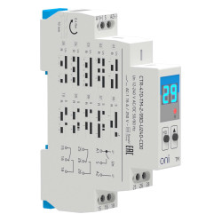 Реле времени многофункциональное TM с дисплеем 2 контакта 12-240В AC/DC ONI
