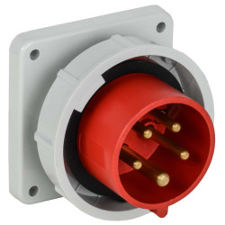 Вилка встраиваемая ССИ-3152 16А-6ч 380В 3P+PE+N IP67 IEK