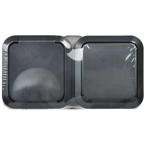 TORS Блок розетка + выключатель горизонтальный 16А IP55 TS142 графит IEK