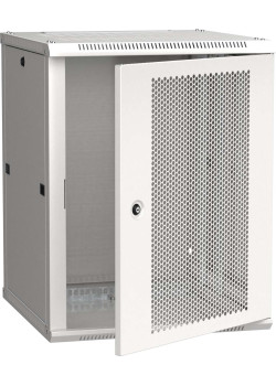 ITK Шкаф настенный LINEA W 12U 600х600мм дверь перфорированная RAL 7035