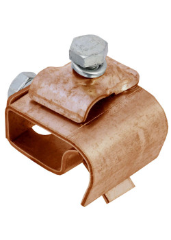 Держатель проводника круглого 8-10мм для желоба водостока медь IEK