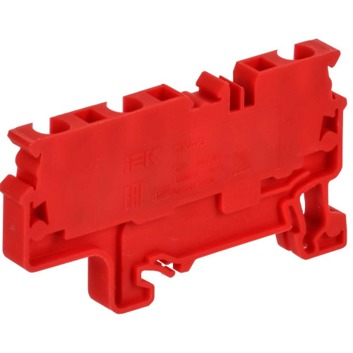 ARMAFIX Клемма пружинная CX4-3 трехконтактная красная IEK