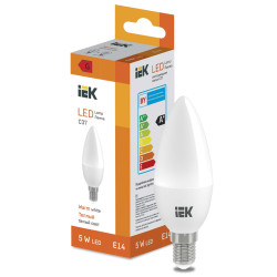 LED Candle C37 400lm 3000K E14 IEK