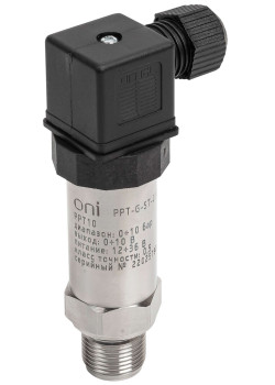 Преобразователь избыточного давления PPT10 0,5% 0-10Бар 0-10В M20 DIN43650 ONI