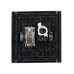 FORTE&PIANO Розетка двойная TV+RJ45 кат.5E FP536 сталь IEK