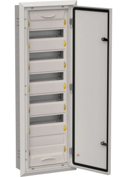 TITAN 5 Корпус металлический ЩРв-72 (1х72) 1005х365х130мм IP31 серый (одна дверь) IEK