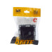 BRITE Розетка двойная TV+RJ45 кат.5E РТВ/РК12-БрЧ черный IEK