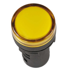 Лампа AD16DS(LED)матрица d=16мм желтый 24В AC/DC IEK