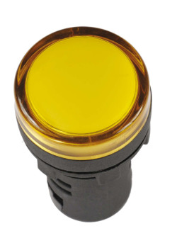 Лампа AD16DS(LED)матрица d=16мм желтый 230В AC IEK