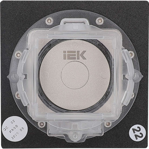 PRIMER Лючок в бетонный пол с коробкой и установочным комплектом на 2 модуля IP44 матовый никель IEK PRIMER Лючок в бетонный пол с коробкой и установочным комплектом на 2 модуля IP44 матовый никель IEK