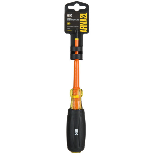 ARMA2L 5 Отвертка диэлектрическая SLIM PZ2х100 Т3 IEK