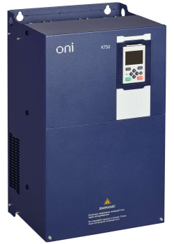 Преобразователь частоты K750 380В 3Ф 30-37кВт 60-75А со встроенным тормозом ONI