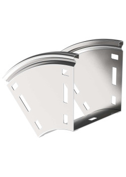 ESCA Поворот плавный 45град тип В20 80х80мм IEK