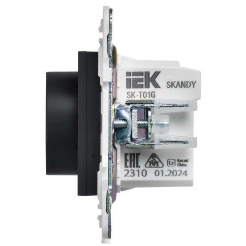 SKANDY Термостат электронный с индикацией SK-T01G графит IEK