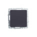 BRITE Розетка 1-местная с заземлением с защитными шторками и крышкой 16А IP44 РСбш10-3-44-БрГ графит IEK