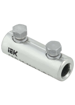 Соединитель болтовой луженый СБЛ 25-50/2 1кВ IEK