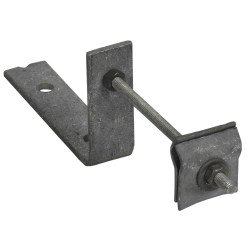 Держатель проводника круглого 6-10мм на парапет h=100мм оцинкованная сталь TD IEK