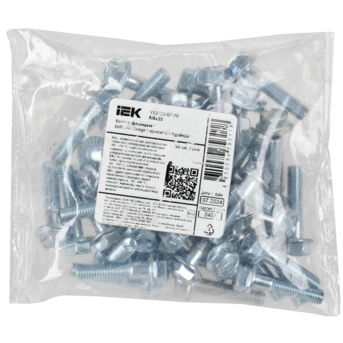 Болт с фланцем М8х35 IEK