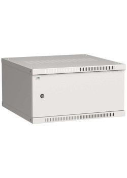 ITK Шкаф настенный LINEA WE 6U 600х600мм дверь металл серый