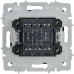 BRITE Выключатель 2-клавишный с индикацией для отелей 10А ВС10-2-9-БрС сталь IEK