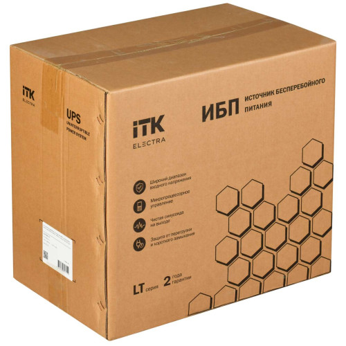 ITK ELECTRA LT ИБП Линейно-интерактивный 5кВА/4кВт однофазный с LCD дисплеем 48VDC без АКБ USB порт
