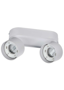 Светильник 4042 настенно-потолочный под лампу 2хGX53 белый IEK