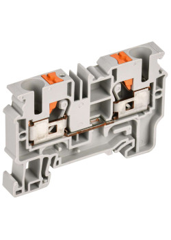 ARMAFIX Клемма пружин. Push-in CP 10мм2 серая IEK