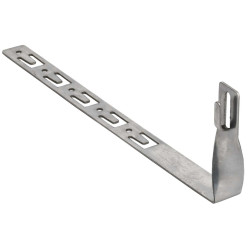 Держатель проводника круглого 6-8мм черепичная кровля скрученный L=330мм нержавеющая сталь IEK