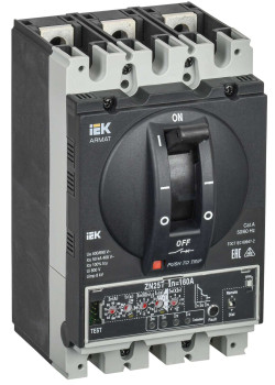 ARMAT Автоматический выключатель в литом корпусе 3P типоразмер D 50кА 160А расцепитель электронный продвинутый IEK