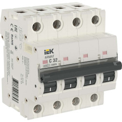 ARMAT Автоматический выключатель M06N 4P C 32А IEK