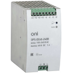 Блок питания OPS 220В AC/48В DC 5А 240Вт ONI