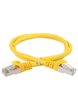 ITK Коммутационный шнур (патч-корд) кат.5E FTP LSZH 0,5м жёлтый