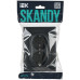 SKANDY Розетка 2-местная с заземлением без защитных шторок 16А в сборе SK-R08G графит IEK