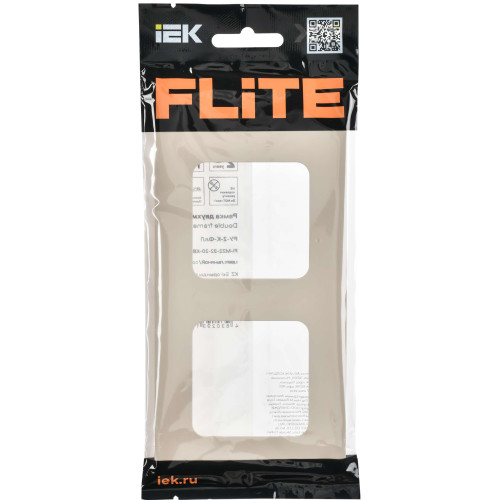 FLITE Рамка 2-местная РУ-2-К-ФлЛ льняной IEK FLITE Рамка 2-местная РУ-2-К-ФлЛ льняной IEK