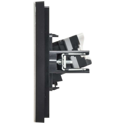 FORTE&PIANO Розетка компьютерная RJ45 кат.5E FP632M металл шампань IEK