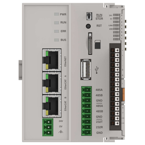 ПЛК 250 Модуль ЦПУ 8 входов интерфейсы RS232 RS485 Ethernet EtherCAT USB SD-Card 24В DC CDS ONI