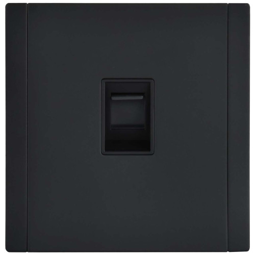 FORTE&PIANO Розетка компьютерная RJ45 кат.5E FP132M металл черный IEK