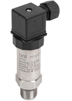 Преобразователь избыточного давления PPT10 0,5% 0-6Бар 0-10В M20 DIN43650 ONI