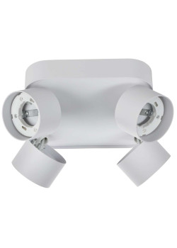 Светильник 4044 накладной потолочный под лампу 4хGX53 белый IEK
