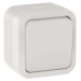 TORS Переключатель одноклавишный 10А IP55 TS301 белый IEK