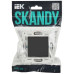 SKANDY Выключатель 1-клавишный кнопочный 10А SK-V14G графит IEK