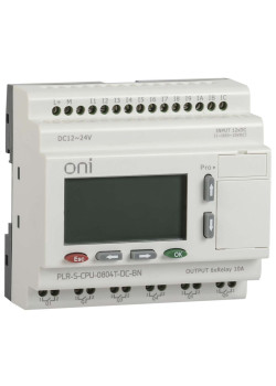 Логическое реле PLR-S. CPU0804(T) 24В DC с экраном ONI