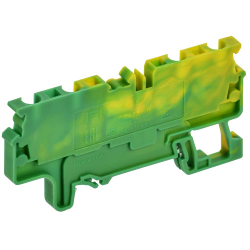 ARMAFIX Клемма пружинная CX2.5-4 PE 2,5мм2 четырехконтактная заземляющая IEK